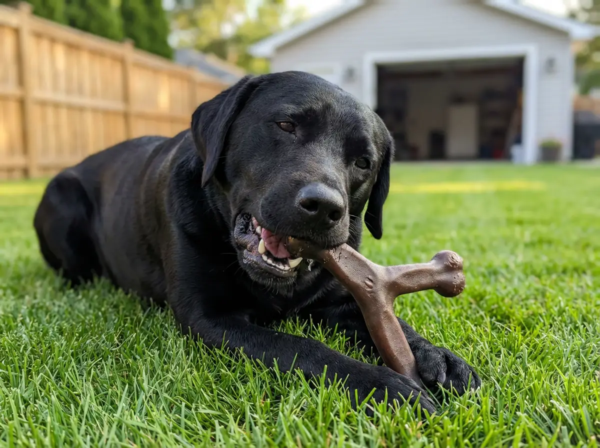 Durable bone style chew toy for power chewers