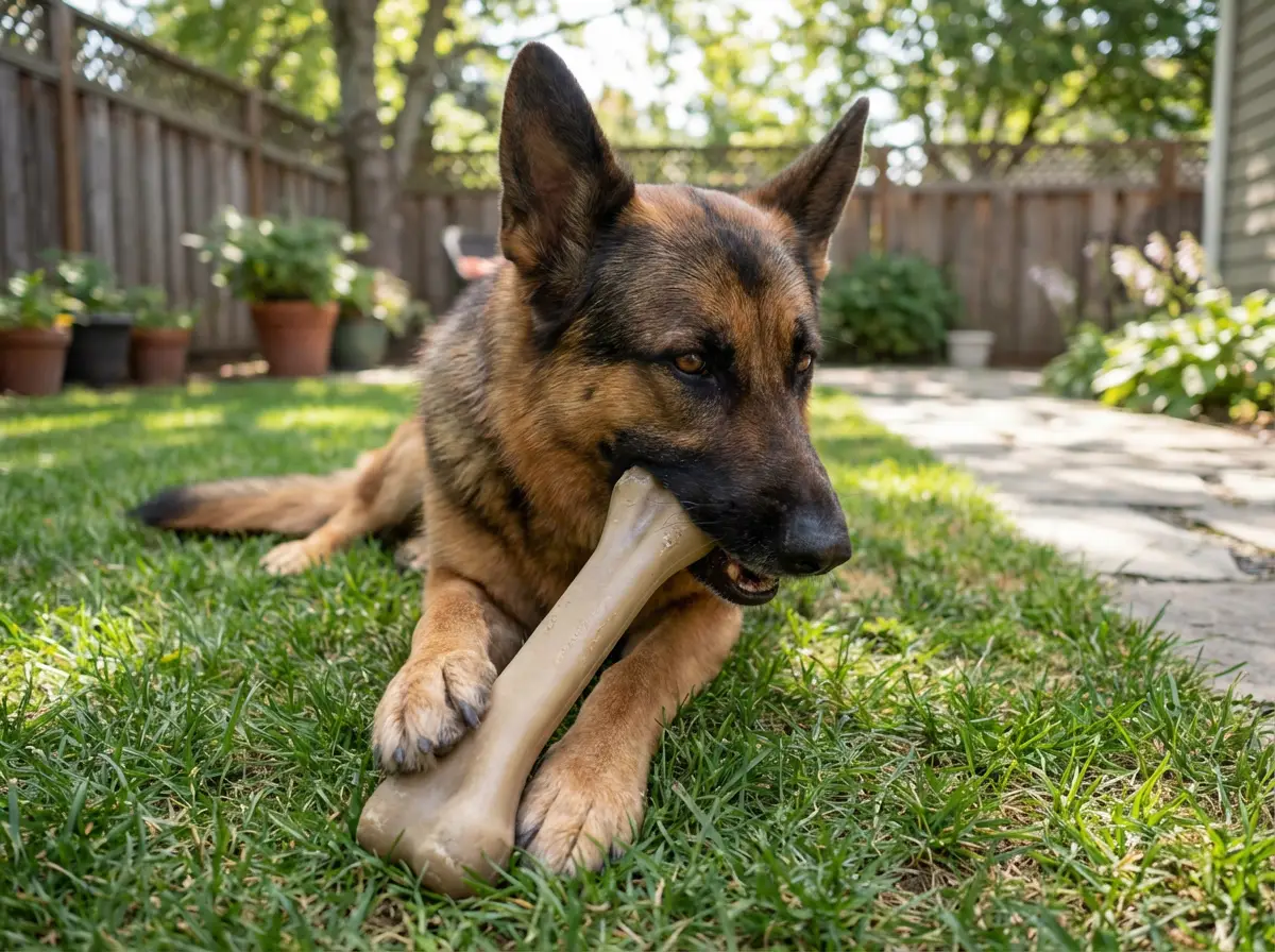 Long lasting nylon dog chew bone