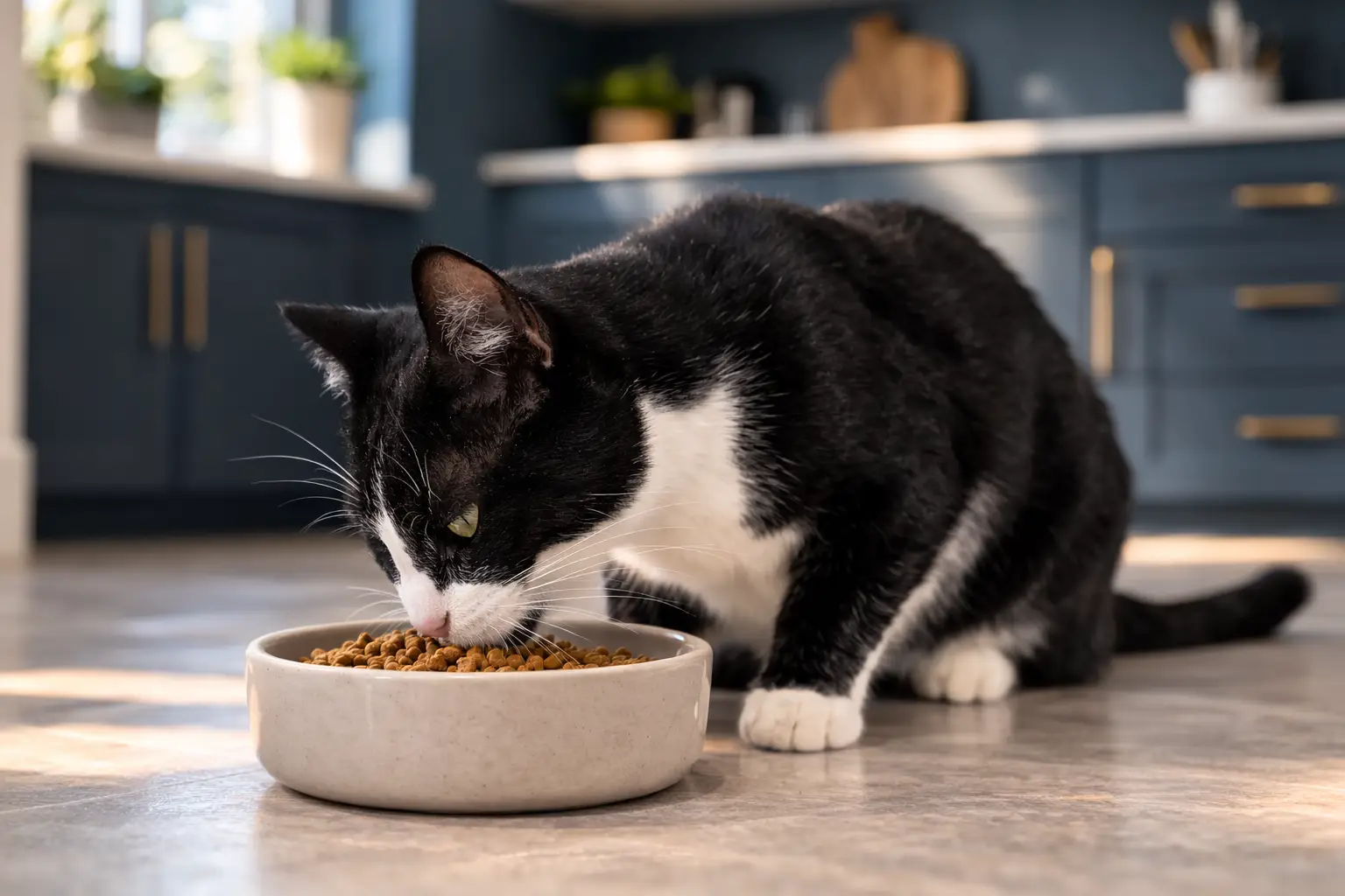 Adult cat food bowl for everyday maintenance feeding