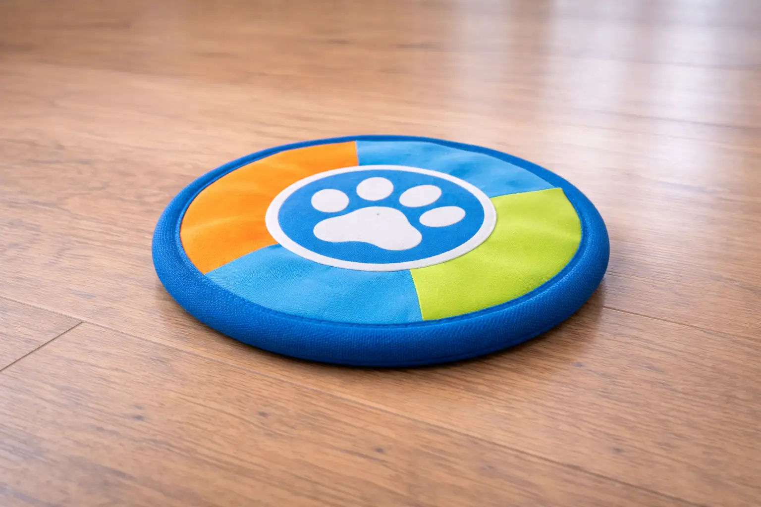 Dog running after a fetch toy