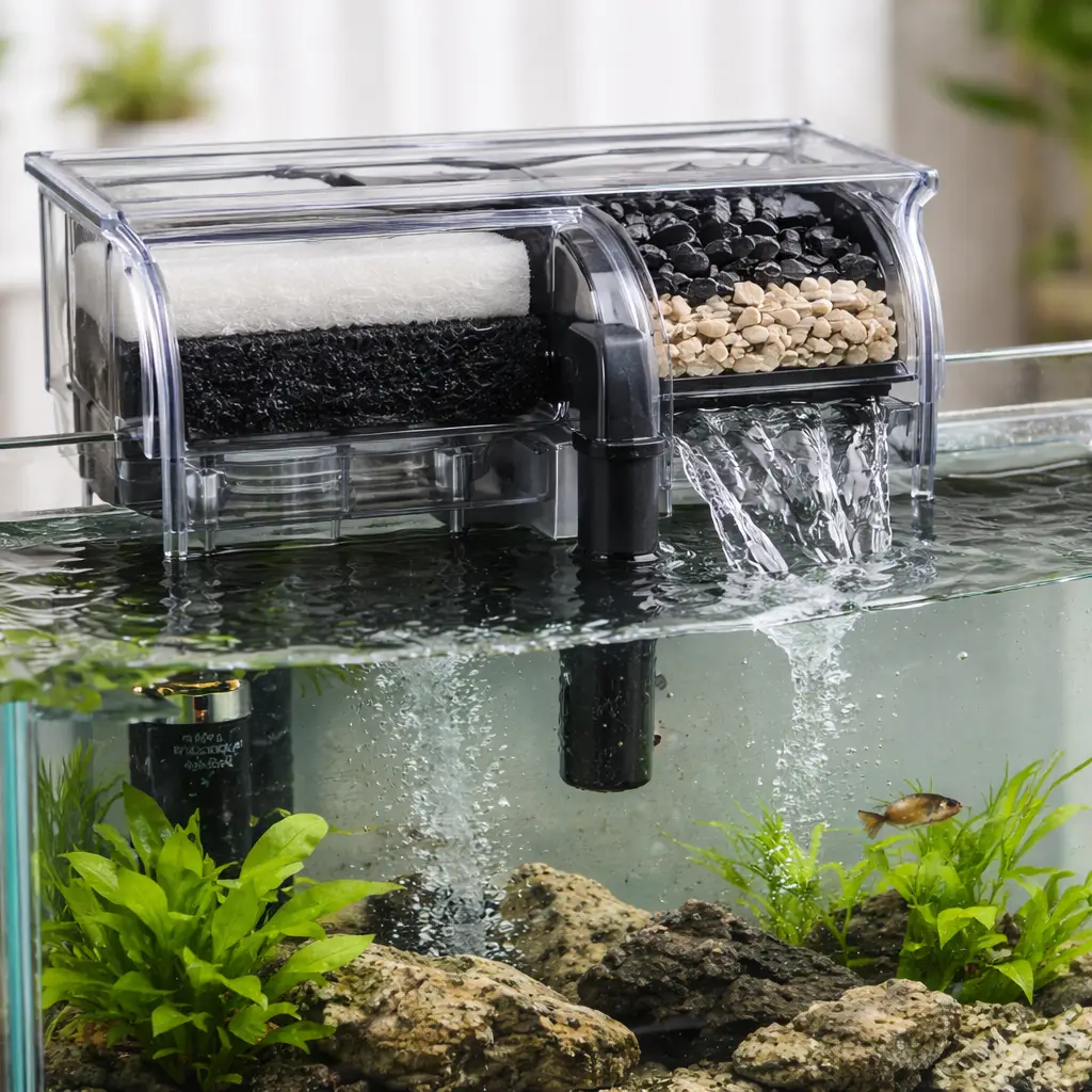 Hang-on-back aquarium filter, the best overall pick for community tanks