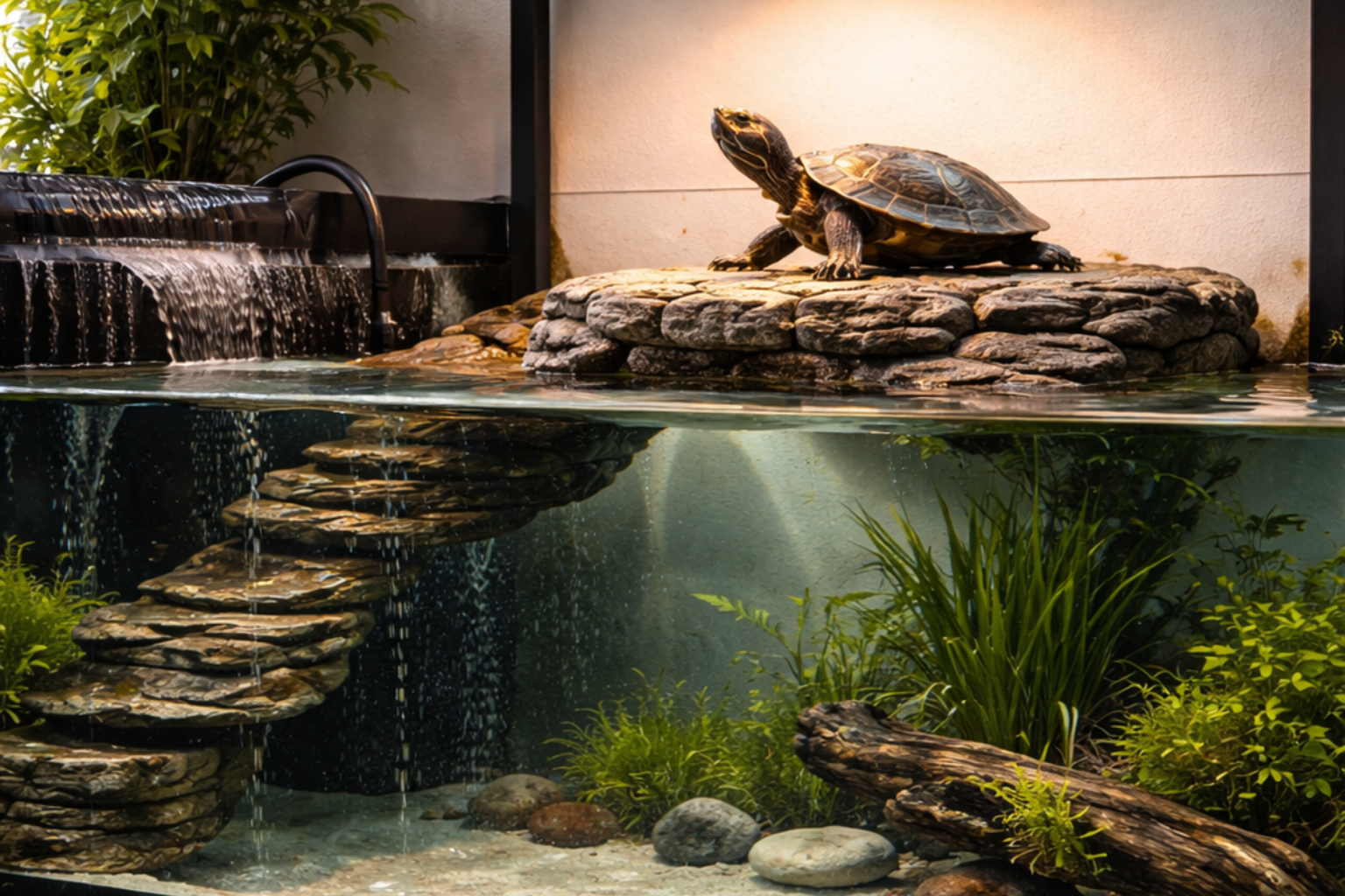 Turtle basking platform