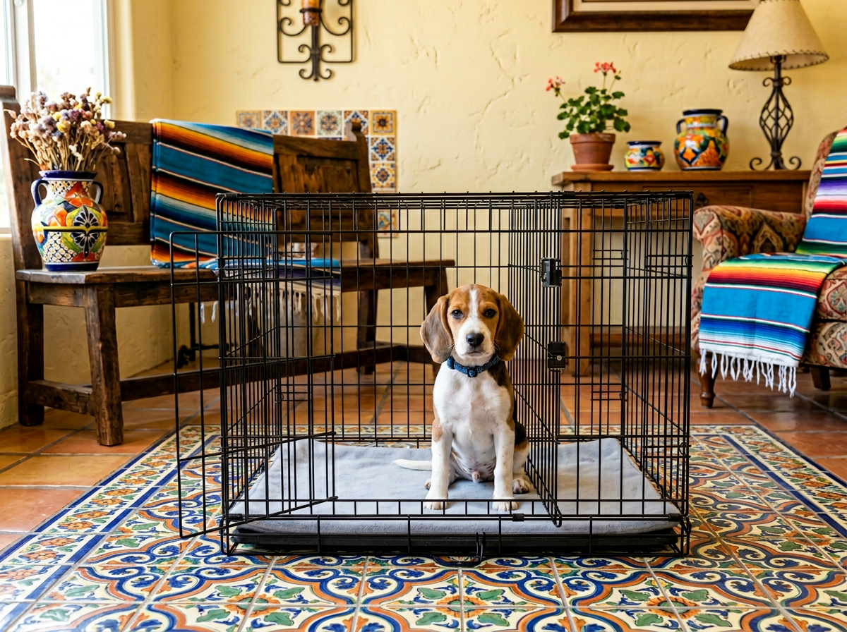 Best puppy crate and pad setup