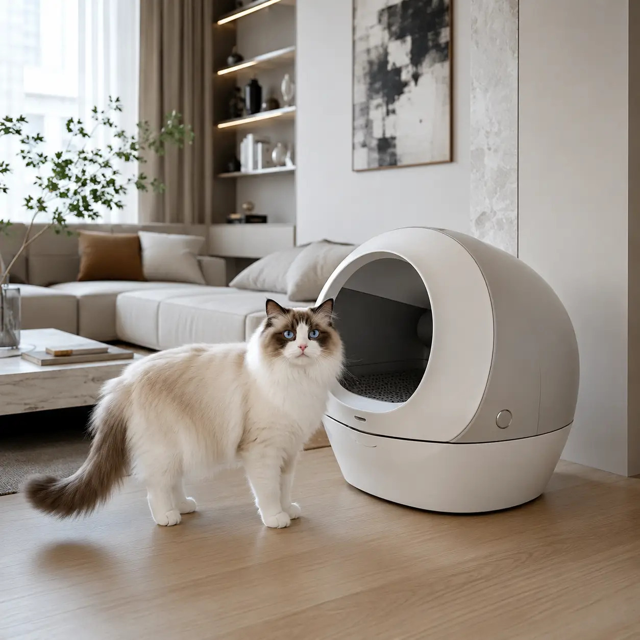 Automatic cat litter box