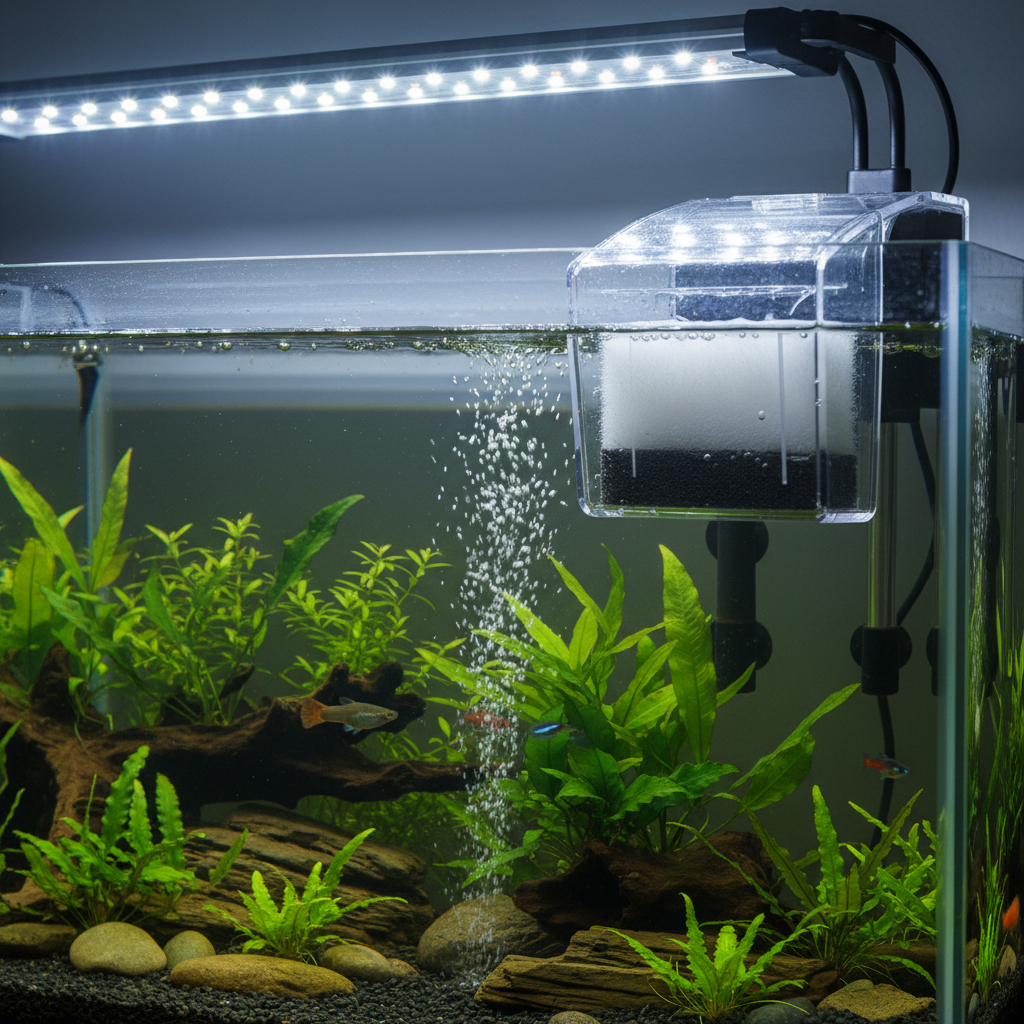 Aquarium filtration setup for fish tank guide